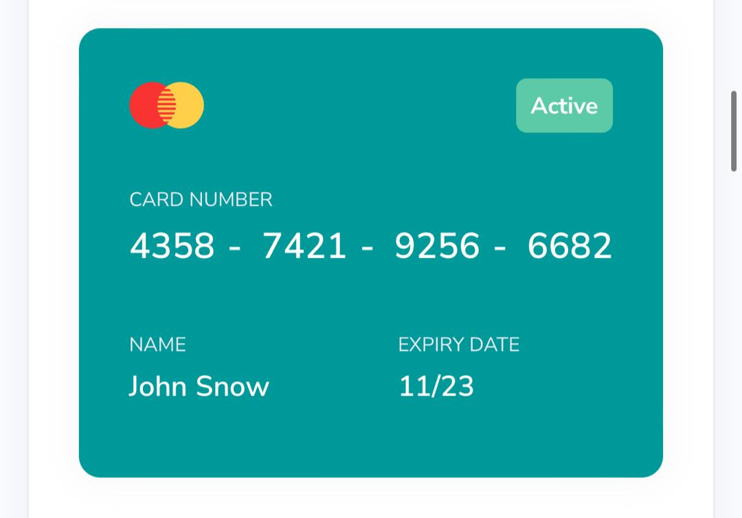 card